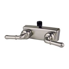 Ultra Faucets RV Mobile Home Tub Shower Faucet Diverter, Brushed Nickel