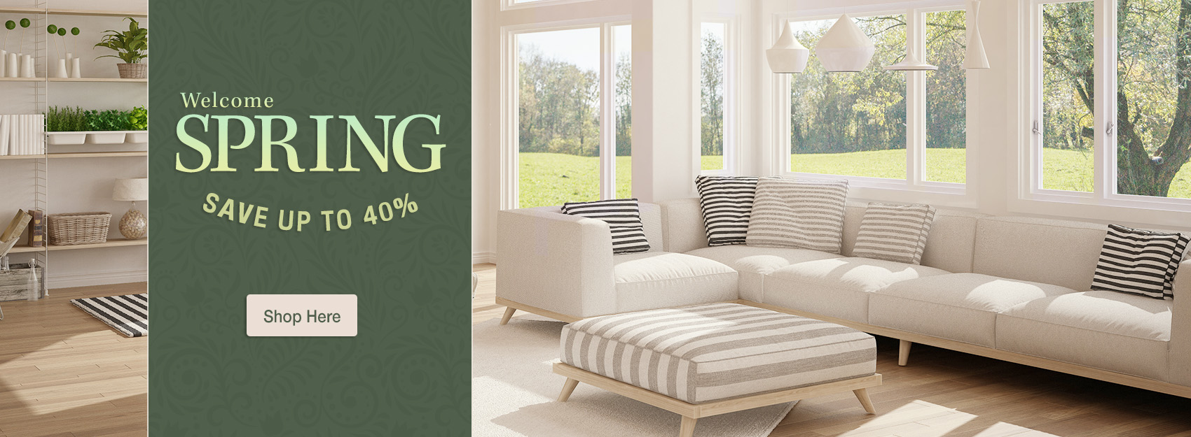 Save up to 40% as part of the Spring Sales Event.